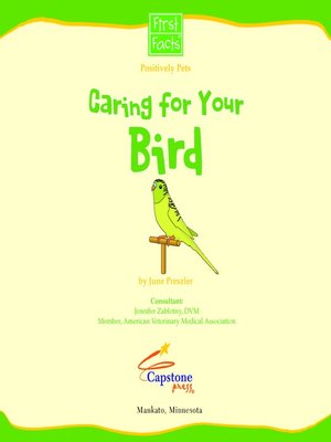 cover image of Caring for Your Bird
